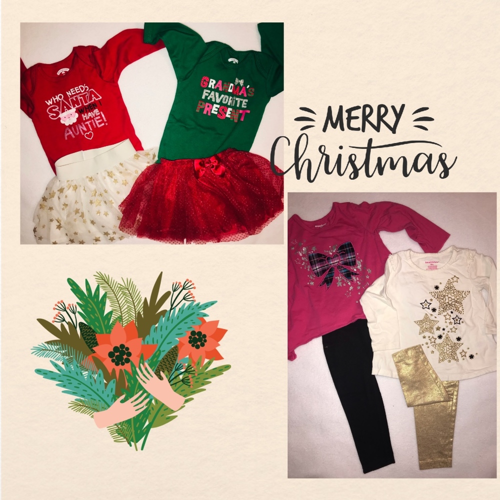 Girl Christmas Outfits (18M)